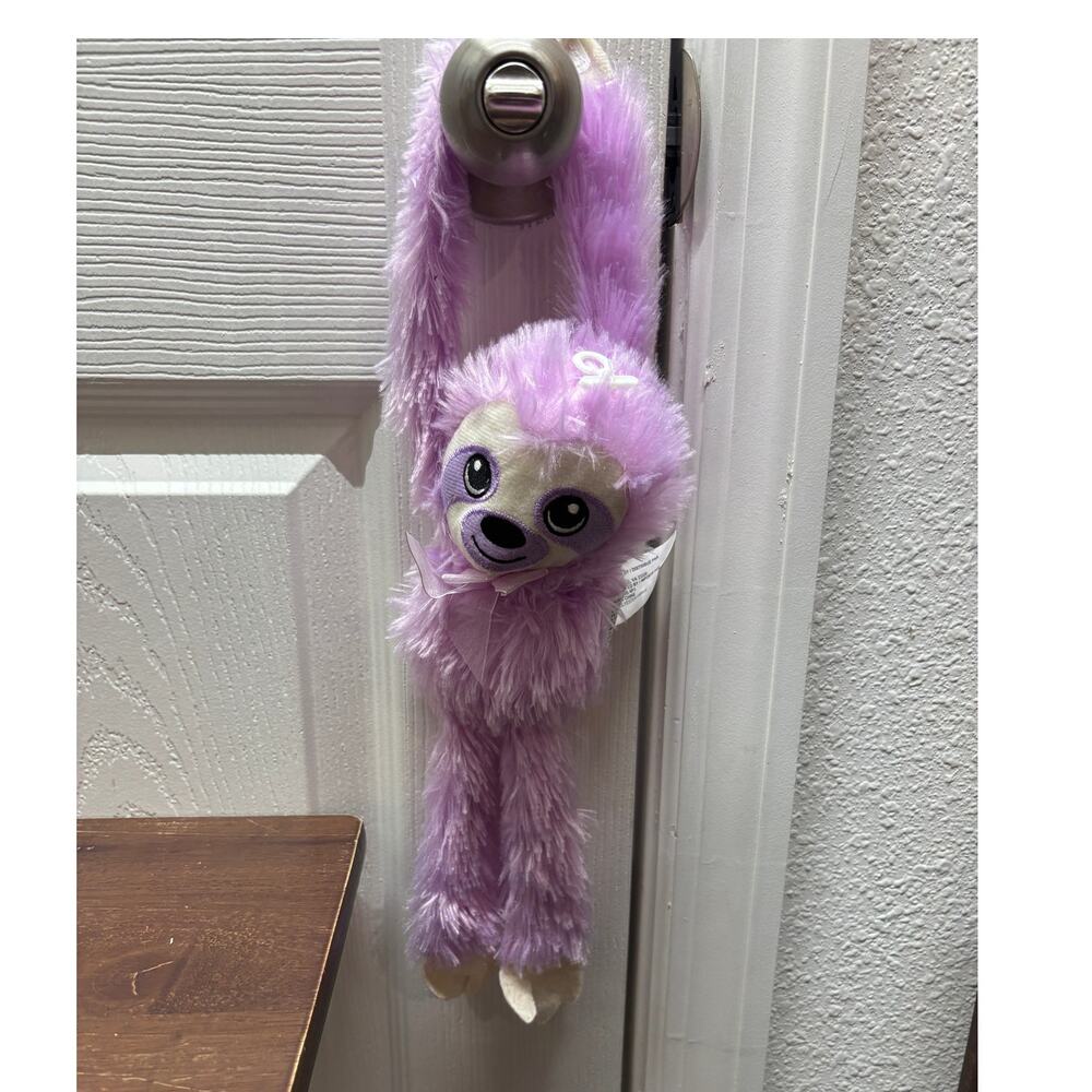Greenbrier International Purple Monkey Approximately 16" Hanging Plush Stuffed
